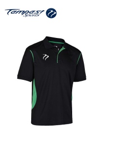 Tempest CK Black Green Training Polo Shirt